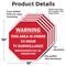 Signmission Warning This Area Is Under 24 Hour, 10 inch X 10 inch, Aluminum Metal Signs, 5PK OC-A-5Pack-10-2 - alternate 6