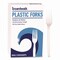 Boardwalk Mediumweight Polystyrene Cutlery, Fork, White, PK100 PK BWK FORKMWPS - alternate 6