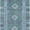 Homeroots 9' X 12' Blue Geometric Washable Indoor Outdoor Area Rug 607438 - alternate 9