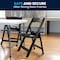 Flash Furniture HERCULES Kids Black Resin Folding Chairs with Black Vinyl Padded Seat, 10PK 10-LE-L-1K-BK-GG - alternate 10