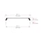 Richelieu 10 1/8 in (256 mm) Center-to-Center Matte Black Contemporary Cabinet Pull BP7348256900 - alternate 6