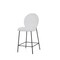 Homeroots Set of Two 26" Cream and Black Corduroy and Metal Counter Height Bar Chairs, 2PK 716228 - alternate 1