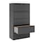 Hirsh 36" W 5 Drawer Lateral File Cabinet, Charcoal, A4/Legal/Letter 17641 - alternate 9