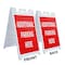 Signmission Additional Parking Here, A-Frame & 2 Decals Installed, Heavy-Duty Plastic Frame SBHD-D-2436-Additional Parking Here - alternate 4