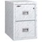 Fireking 2 Drawer, 1 Hr Fire & impact rated, 22" depth, Ltr/Lgl Calcutta Marble 2R1822-CMA - alternate 3
