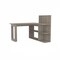Homeroots 48" Light Gray L Shape Computer Desk 403796 - alternate 6