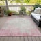 Homeroots 3' X 5' Pink And Ivory Abstract Washable Indoor Outdoor Area Rug 612346 - alternate 8