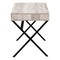 Homeroots 47" Taupe and Black Computer Desk With Two Drawers 333546 - alternate 9