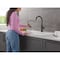 Delta Nicoli Single Handle Pull-Down Kitchen Faucet, 11.06 in, Matte Black 19867LF-BL - alternate 7
