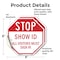Signmission Stop Show Id All Visitors Must Sign, 6 inch X 6 inch, Vinyl Decal, 2PK OC-D-2PACK-6-191 - alternate 4