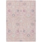 Homeroots 3' X 5' Pink Purple And Gray Oriental Washable Indoor Outdoor Area Rug 598064 - alternate 7