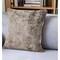 Homeroots 20" Taupe Chenille Throw Pillow Cover with Texture 608193 - alternate 1