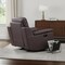 Homeroots 41" Brown Fascinating Leather Reclining Chair 329543 - alternate 9
