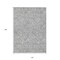 Homeroots 10' X 14' Gray And Ivory Floral Washable Indoor Outdoor Area Rug 594634 - alternate 8