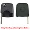 Aks Keys 1998 - 2002 VW Flip Key Shell / Round Head / NON Chip FS-VW-04 - alternate 1