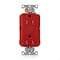 Leviton Lev-Lok GFCI 15A TR/PI Ind Gr Red MGFT1-R - alternate 4