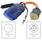 Ac Works Power Strip Cord, STW, 5-15/20R, L21-20P, 1.5 ft., Orange L2120CBF520 - alternate 8