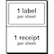 Avery Shipping Labels w/Paper Receipts a, PK25 8127 - alternate 7