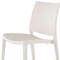 Homeroots Set of Four White Heavy Duty Plastic Outdoor Stacking Dining Chairs, 4PK 565214 - alternate 4