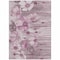 Homeroots 8' X 10' Plum Mauve And Pink Floral Washable Indoor Outdoor Area Rug 582761 - alternate 8