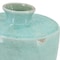 Homeroots 12" Aqua Terracotta Crackle Glaze Round Table Vase 534265 - alternate 6