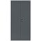 Sandusky Lee Heavy Duty Welded Steel Wardrobe Cabinet, 36x24x72, Charcoal EAWR362472-02 - alternate 8