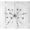 Jonathan Y Glenn 8-Light 22.5" Metal Sputnik-Style LED Chandelier, Chrome JYL9017A - alternate 10