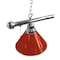 Holland Bar Stool Co Red 3 Shade Billiard Light, Chrome Fixture BL3CHRed - alternate 7