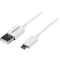 Startech.Com 1M WHITE MICRO USB CABLE - A TO MICRO B USBPAUB1MW - alternate 1