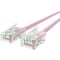 Belkin 7Ft Cat5E Patch Cable, Utp, Pink Pvc Jacket, 24Awg, T568B, 50 Micron,  A3L791-07-PNK - alternate 1