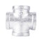 Stz Industries 1 in. FIP X 1 in. D FIP 1 in. D FIP Galvanized Malleable Iron 3 in. L Cross 501789 - alternate 1