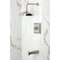 Kingston Brass Single-Handle Pressure Balanced Tub and Shower Faucet, Brushed Nickel KB6148AX - alternate 5
