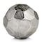 Homeroots 4" Silver Rough Hewn Faceted Sphere 354638 - alternate 3