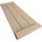 Ekena Millwork Rustic Three Board Joined Board-n-Batten Sandblasted Faux Wood Shutters w/End Batten, 16 1/2"Wx44"H SHUBJE16X44SDPR - alternate 15