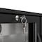 Koolmore 3 Door Back Bar Cooler Counter Height Glass Door Refrigerator with LED Lighting - 11 cu.ft, Black BC-3DSW-BK - alternate 9