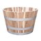 Real Wood Products 16.5 in. H X 26 in. W X 26 in. D Wood Half Wine Barrel Planter Natural G3054 - alternate 8