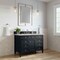 James Martin Vanities Brittany 48" Single Vanity, Black Onyx, w/ 3 CM Siberian Silestone Top 650-V48-BKO-3SFR - alternate 6