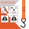 Black & Decker B+D 17Pc Tie Down Kit With Tow Rope/Cambuckle Straps/Premium Flat Bungees BDX1017 - alternate 7