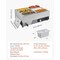 Vevor Commercial Food Warmer 1500W Buffet Bain Marie with Lid and 6 Food Pans SKT1/1*3 - alternate 7