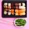 Smarty Had A Party 9" x 13" Black Rectangular with Groove Rim Plastic Serving Trays (24 Trays), 24PK 7903-CASE - alternate 1