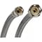 Fluidmaster 3/8 F X 1/2'' F X 20'' L Stainless Steel Faucet Connector B1F20 - alternate 1