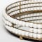 Homeroots 22in Antiqued Gold And White Metal Wood And Mirrored Glass Round Vanity Tray 376042 - alternate 5