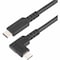 Startech.Com 1.6FT 50CM RUGGED RIGHT ANGLE USB-C CABLE, USB 10 GBPS, USB C TO C DATA TRANSFER CABLE, 4K RUSB31CC50CMBR - alternate 1