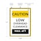 C-Line Products 9" x 12" Assorted Vinyl Magnetic Safety Striped Document Frame, 16/BX 44212 - alternate 8