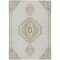 Homeroots 8' X 10' Ivory Gray And Brown Oriental Washable Indoor Outdoor Area Rug 598421 - alternate 8