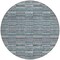 Homeroots 8' Teal Blue Aqua And Gray Round Striped Washable Indoor Outdoor Area Rug 587940 - alternate 8