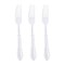 Smarty Had A Party White Baroque Disposable Plastic Dinner Forks, 480PK 8310-WH-CASE - alternate 8