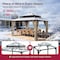Sunjoy 14x12 Kingston Hardtop Rectangular Gazebo Wood A10204367000 - alternate 10
