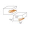 Cmt FLOORING ROUTER BITS D=1-1/4inx1/4in R=1/8in S=1/4in 822.024.11B - alternate 4