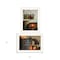 Homeroots Set Of Two Let Your Light Shine 1 White Framed Print Wall Art, 2PK 407103 - alternate 3